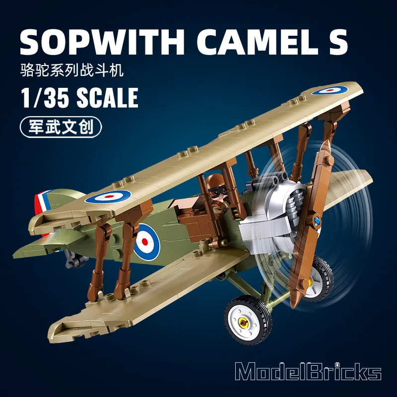 Military WW1 UK F. 1 Biplane S - Kids Toys Uk review and price