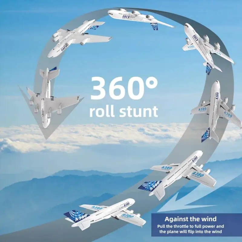 2.4G RC A380 Foam Airplane Gyr - Kid Toys And More review and price