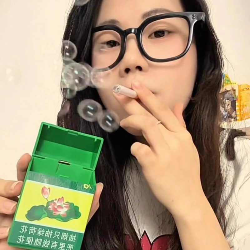 Creative Plastic Cigarette Box - Bubble Machine Outdoor review and price
