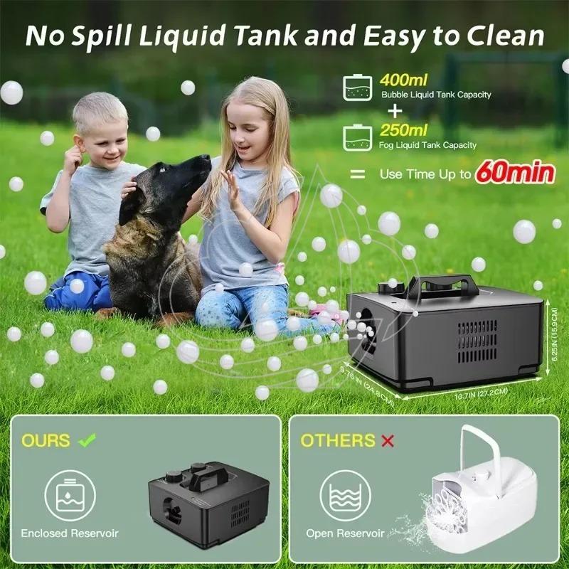 2-in-1 Smoke Bubble Machine Po - Bubble Machine Outdoor review and price