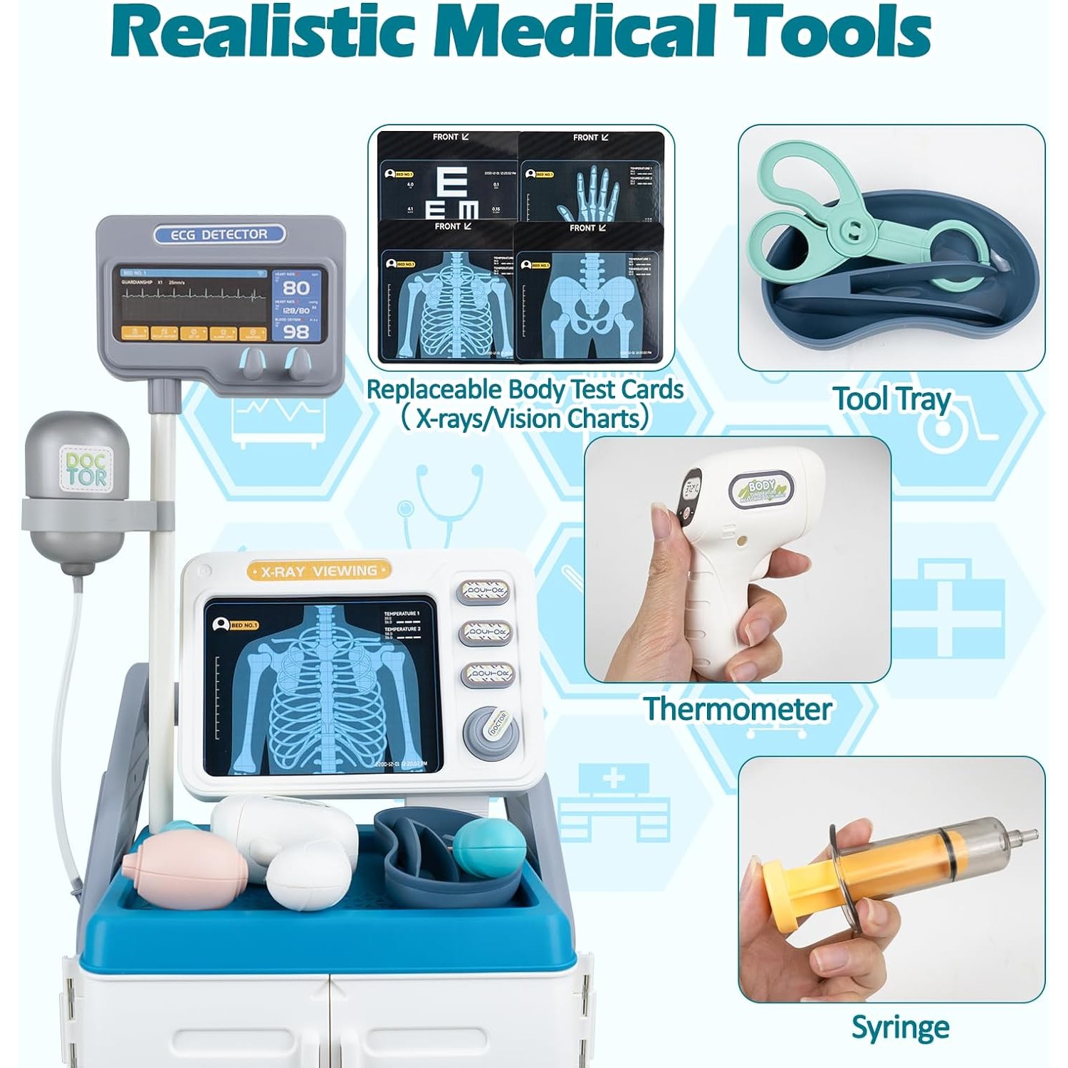 Doctor Kit Toy Pretend Play Do - Kids Xray Toys review and price